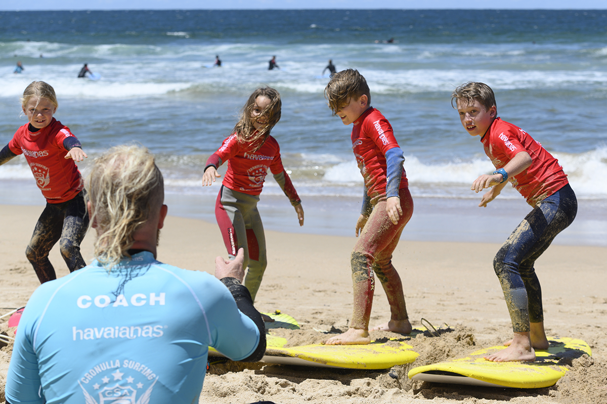 Kids activity surfing