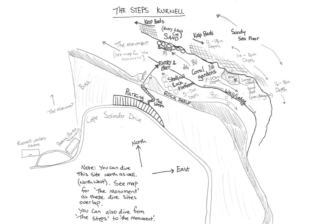 scuba diving map