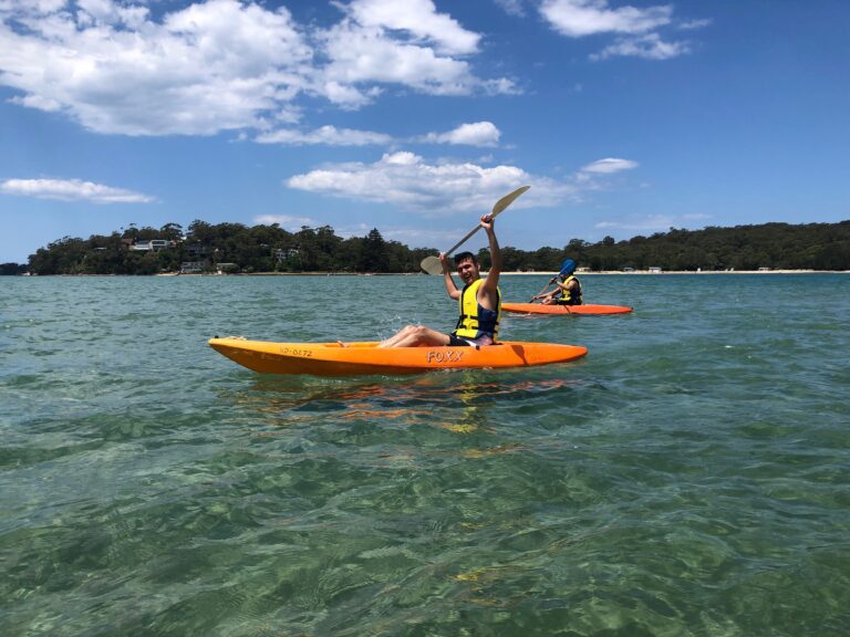 Kayaking at Bundeena