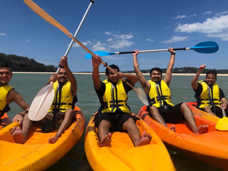 Kayaking at Bundeena