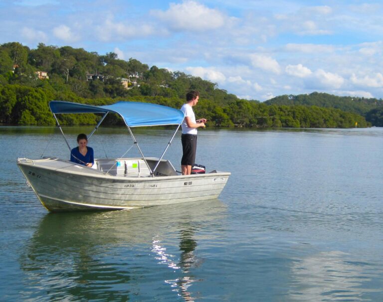 Canopy boat