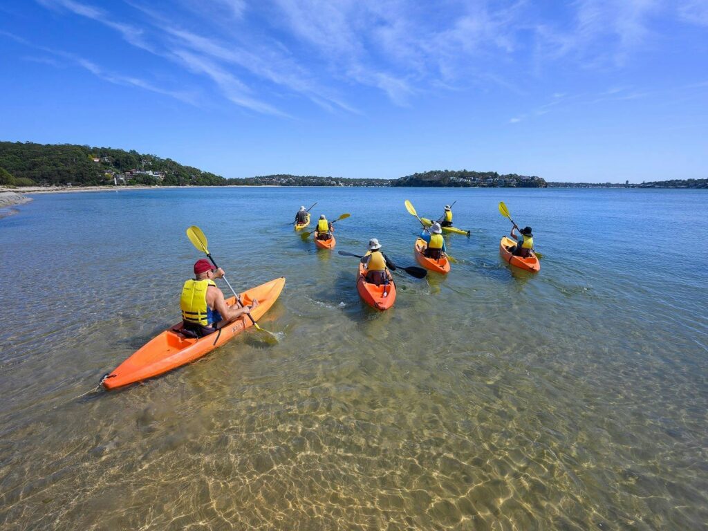 Kayaking in Bundeena