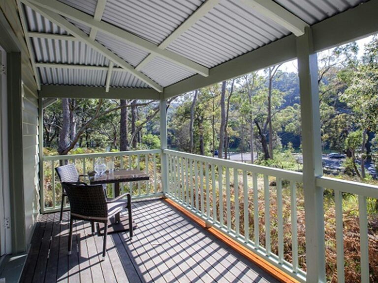 Front deck at Reids Flat Cottage. Photo: Rosie Nicolai OEH