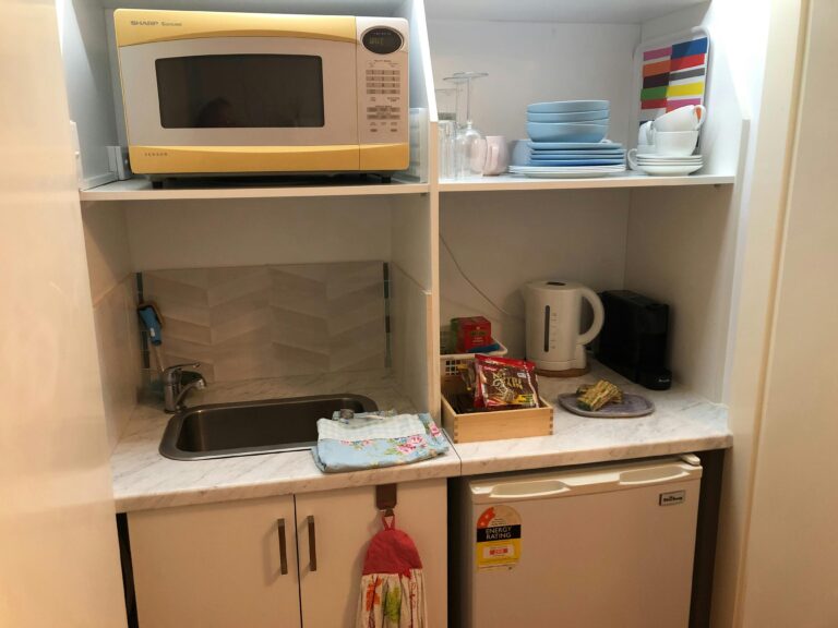 kitchenette in Spa suite