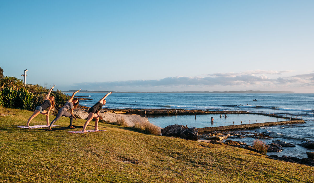 Yoga at Oak Pool