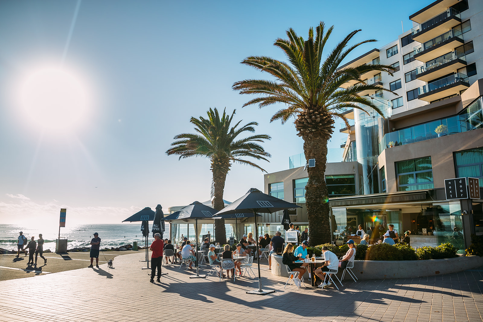 Morning coffee at Next Door, Cronulla