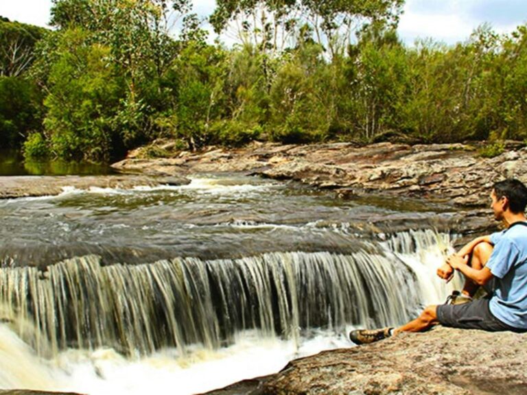 Kingfisher Pool campground, Heathcote National Park. Photo: John Yurasek © DPIE