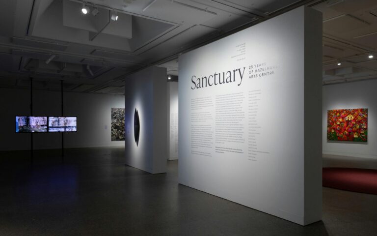 Installation view of Sanctuary exhibition.