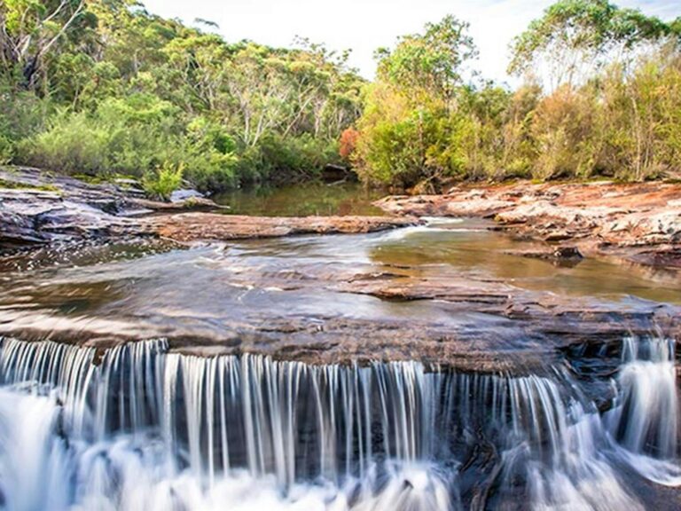 Kingfisher Pool picnic area, Heahtcote National Park. Photo: Nick Cubbin © OEH