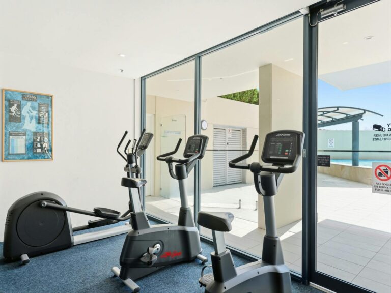 Gym with cardio machines
