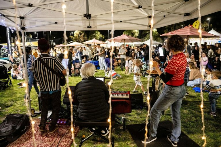 Live Music at Night Food Market